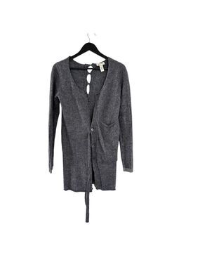 Diesel 100% Alpaca Y2K Cardigan Sweater Grey Medium